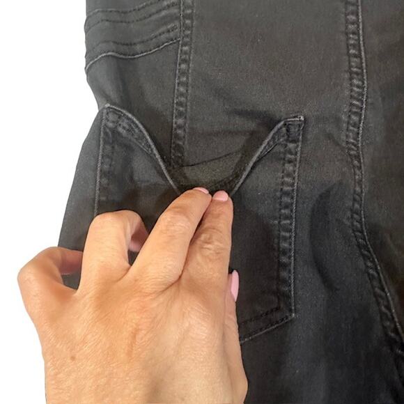 Free People We the Free Black Stretch Pull On Edgy Leggings Women Sz 26 - Picture 7 of 10